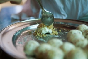 Labaneh balls with walnuts