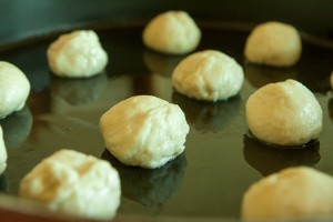 dough balls - lahm b'ajeen