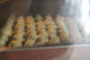 Shishbarak: baking dumplings