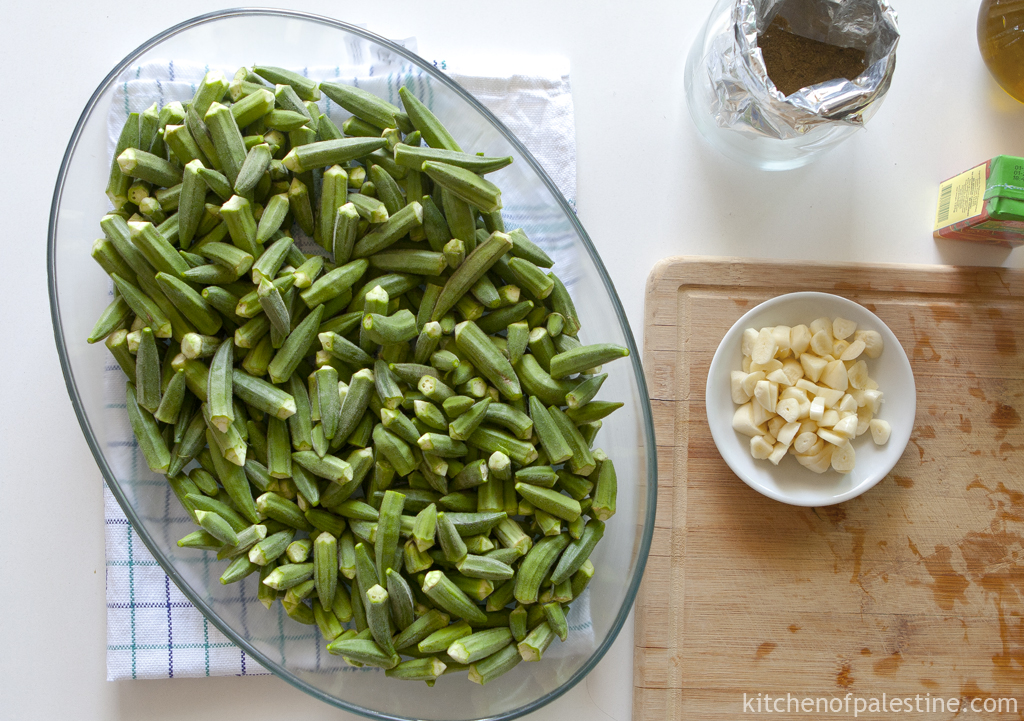 Kitchen of Palestine okra stew